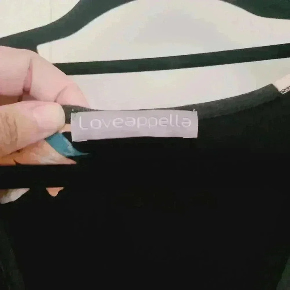 Loveappella Black floral Faux Wrap Maxi Dress Sz XL - Picture 7 of 11